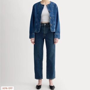 Everlane Dark Blue Straight Leg Jeans
